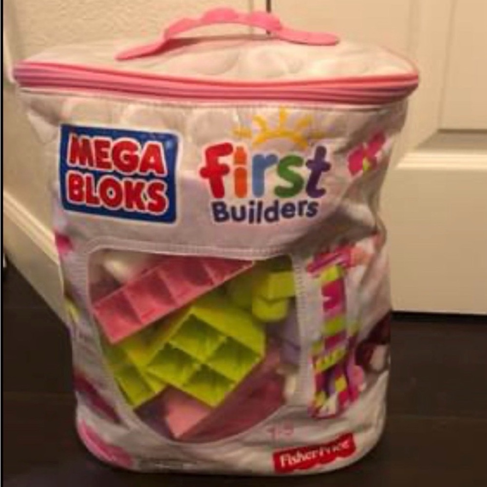 First Builders Toy Set - Pink and Green